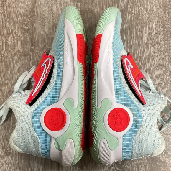 Nike KD Trey 5 X EP Blue Chill Bright Crimson Mint DD9538-400 Sneakers 10.5 - Picture 7 of 16